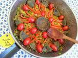 Paella végétarienne au quinoa (défi cuisine safran)