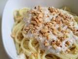 Pâtes à la ricotta et aux noisettes