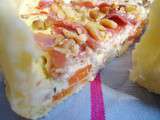 Tarte ricotta, carotte et coriandre