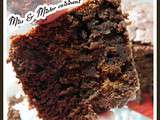 Gâteau moelleux au chocolat noir et speculoos
