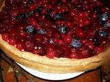 Tarte aux fruits rouges