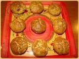 Muffins courgette, thon à l'huile et chèvre