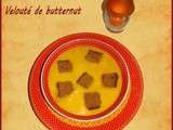 Velouté de butternut au chèvre frais et au safran