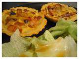 Tartelettes aux poireaux et lardons