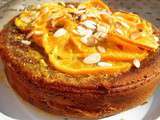 Gâteau fondant à la mandarine et amandes effilees