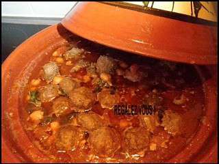 Tajine aux boulettes de viande hachées