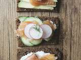 Gravlax et sandwichs scandinaves