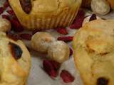 Muffins aux baies de Goji et noix de macadamia