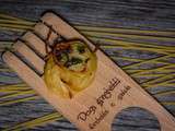 Galettes de spaghetti, parmesan et persillade