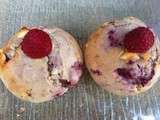 Muffins choco blanc/framboises