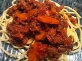 Spaghetti à la Bolognaise - la vraie sauce