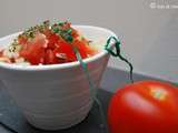 Taboulé à la tomate et au chorizo