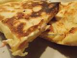 Naans jambon & fromage (pains indiens)