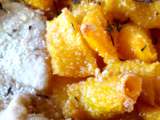 Tarte rustique mangue & romarin, éclats de manioc