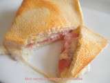 Croque monsieur jambon-roquefort hyper moelleux