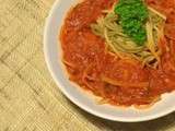 Spaghetti quinoa sauce tomate