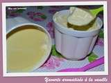 Yaourts aromatisés à la vanille