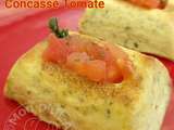 Flan Courgette Parmesan Concassé de Tomate