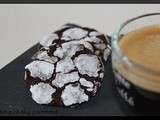Biscuits craquelés tout chocolat