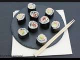 Makis Crabe avocat citron vert et makis Tomate confite Kiri sésame (Parfait pour les femmes enceintes!)