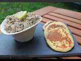 Rillettes de sardines et blinis au citron