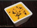 Velouté carotte, coco et gingembre