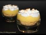 Verrine comme une tarte au citron meringuée