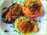 Légumes farcis et gratinés au four