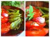 Poivrons et tomates au basilic