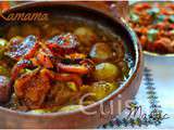 Tajine aux oignons et tomate sucrés « Kamama »