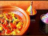 Tajine de dinde aux poivrons rouges