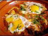 Tajine de Khlii aux oeufs (viande séchée)