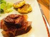 Filet de canard, sauce aux prunes sans lait sans gluten