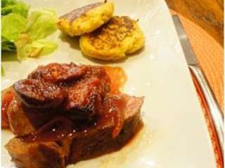 Filet de canard, sauce aux prunes sans lait sans gluten