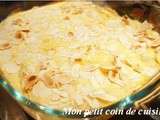 Gratin poire et amande sans lait sans gluten