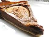 Tarte aux poires et au cacao sans lait