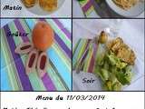 Menu du 12/03/2014