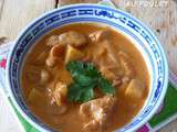 Curry Massaman au Poulet (mussamun soup)