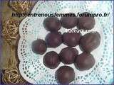 Boules de T9awt ou Tqawt marocain enrobées de chocolat