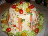 Salade de riz et mais