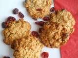 Cookies ‘petit-déjeuner’ aux cranberries