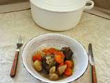 Boeuf braisé aux carottes et navets (Braised beef with carrots and turnips)