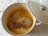 Filet mignon de porc à la moutarde ancienne (Pork tenderloin with mustard)