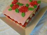 Fraisier facile (easy french strawberry cake)