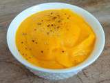 Purée onctueuse à la patate douce, carottes et potiron (creamy mashed sweet potatoes, carrots and pumpkin)