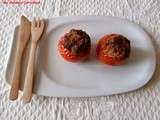 Tomates farcies  spécial  restes de gigot (Special stuffed tomatoes leftover lamb)