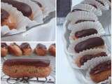 Carolines chocolat caramel lacté ( mini-éclairs )
