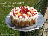 Charlotte aux Poires & aux Groseilles