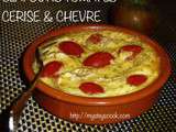 Clafoutis aux tomates cerise & chèvre