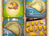 Empanadas Jambon, Emmental, Curry et Fromage Blanc